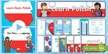 Polish Language Resource Pack - Language Packs, polish, greetings, polish alphabet, vocabulary, words and phrases, questions and ans