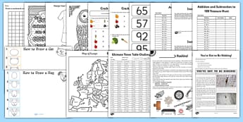 KS2 Wet Play Activity Pack