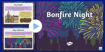 All About Bonfire Night PowerPoint - bonfire night, information powerpoint, powerpoint, bonfire night powerpoint, presentation, themed powerpoint