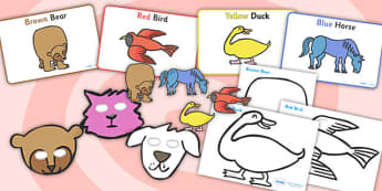 Story Sacks Resource Pack to Support Teaching on Brown Bear, Brown Bear - story sack, story books, story book sack, stories, story telling, childrens story books, traditional tales