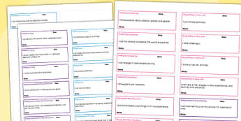 EYFS Characteristics of Effective Learn I can Statements Stickers