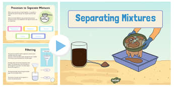Separating Mixtures PowerPoint - separating, mixtures, powerpoint