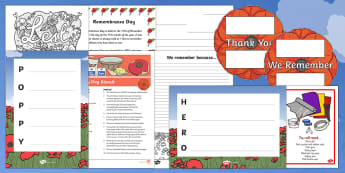 Top 10 KS2 Remembrance Day  Activity Pack-Australia
