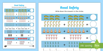 Road Safety Up to 20 Addition Sheet