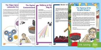 UKS2 Mystery Maths Games Resource Pack - maths, mysteries, end of year, games, problems, problem solving