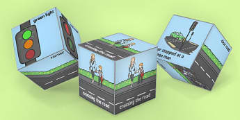 Road Safety Dice Net - road safety, dice, safety, road, activity