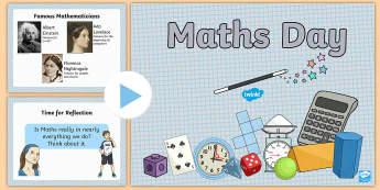 Maths Day Whole-School Assembly Pack - world maths day, pi, mathematics, mathletics, times tables