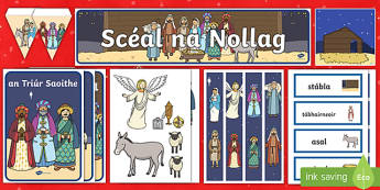 Scéal na Nollag Display Pack Gaeilge