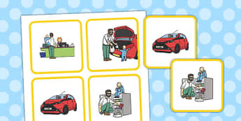 Supermarket Sequencing Cards - supermarket, sequencing, cards