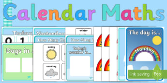 Ready Made Calendar Maths Display Pack