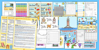 KS1 The Seaside Lesson Plan Ideas and Resource Pack - seaside, lesson
