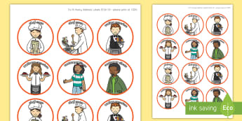  Pizza Parlour Role Play Badges English/Italian - Pizza Parlour Role Play Pack, pizza, hut, express, food, eating, dinner, dining, out, take, away, pi