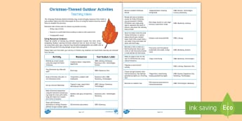 Christmas-Themed Outdoor Activities Teaching Ideas - Forest, School, Learning, Woodland, Winter,,Scottish