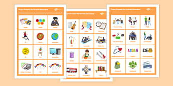 Picture Prompt Sheet for Pen Portraits Secondary - picture promopt, pen, portraits, secondary