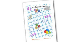 Numeracy Themed Sticker Reward Chart 30mm - reward chart, sticker chart, sticker reward chart, numeracy reward chart, numeracy sticker chart, 30mm chart