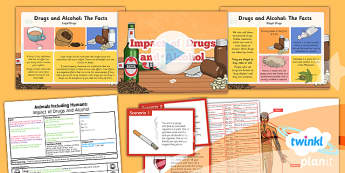 Science: Animals Including Humans: Impact of Drugs and Alcohol Year 6 Lesson Pack 6