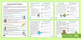 60-Second Reads: Toys and Games Activity Cards - 90 Words A Minute, Ninety Words, Reading, Guidance, Year 2, Y2, One Minute Reading