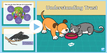 Understanding Trust PowerPoint - Friendship, PSHE, Honest, Reliable, Aesop's Fables