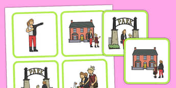 Park Sequencing Cards - park, sequencing, cards, sequence cards