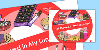 Not Allowed in Lunchboxes Poster - lunchboxes, poster, allowed