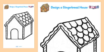 Design Your Own Gingerbread House - ginger bread, design, art
