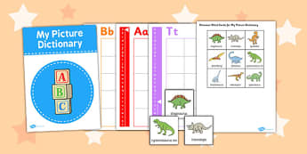 Dinosaur Picture Dictionary - dinosaur, picture dictionary, dictionary