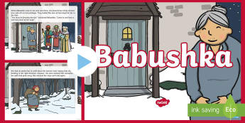 Babushka Story PowerPoint - Babushka, Russia, story, Christmas, Xmas, gifts, legend, myth, traditional, tale, Jesus, birth, wise