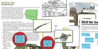 World War One Lapbook - world war one, lapbook, book, ww1, war