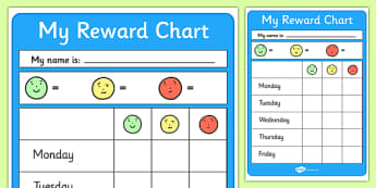 Editable Reward Chart - Reward Chart, School reward, Behaviour chart, SEN chart, Daily routine chart, editable