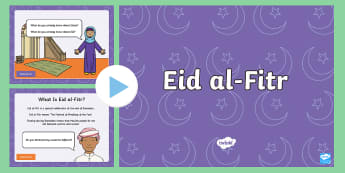 Eid al-Fitr Activity PowerPoint - islam, muslim, festival, ramadan, fasting, celebration, religion, culture