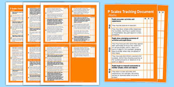 P Scales Tracking Maths Pocket Book