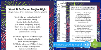 Wont It Be Fun On Bonfire Night Circle Dance - bonfire night, circle, dance, fun