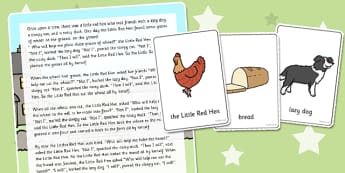 Little Red Hen Listening Story Activity - listen, story, activity