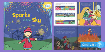 Sparks in the Sky eBook - Bonfire Night, fireworks, guy fawkes, bonfire, sparklers, rockets, festival, celebration, november, 