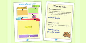 Writing A Formal Letter Prompts - writing a formal letter, prompts, formal letter, writing, formal, formally, prompt, help, aid, how to write a formal letter