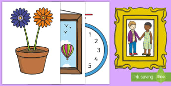 Giant Home Corner Role Play Cut Outs - giant cut outs, cut outs, cut-outs, cutouts, houses and homes, at home, home, home role play, home roleplay, kitchen role play, food cut outs, A4, A3, A3 cut outs, TV, picture frames, home items, home objects