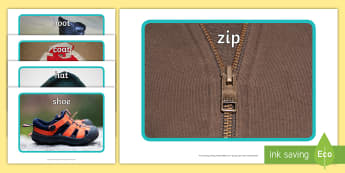 Getting Ready to Go Outside Display Photos - Phase 1 Aspect 7: Oral Blending and Segmenting, letters and sounds, phonics, outside, outdoor play, 