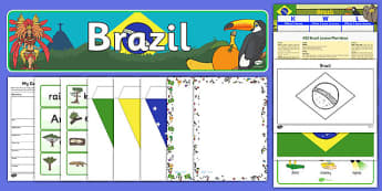 Brazil Lesson Plan Ideas and Resource Pack - brazil, lesson plan