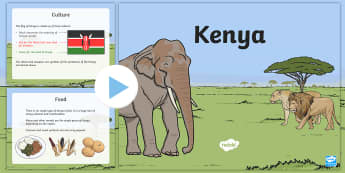 Kenya Information PowerPoint - kenya, kenya powerpoint, kenya information, kenya facts, facts about kenya, kenyan culture, kenyan food, africa, africa fact