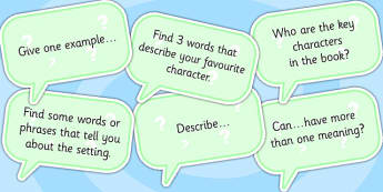 AF2 Guided Reading Question Cards - assessment focus 2, assessment focus reading, af2 reading, assessment focus cards, assessment focus questions, AF2