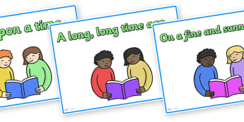 Traditional Story Opener A4 Posters - story, opener, story opener, story starter, story beginner, traditional tales, traditional, tales, stories, traditional stories, story, tale, fairytalestories, story telling, creative writing, literacy, writing p