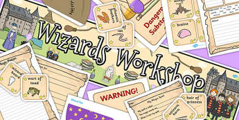 Wizard and Witches Workshop Role Play Pack - role play, pack