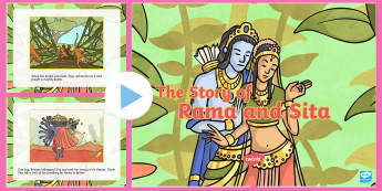 The Story of Rama and Sita PowerPoint - diwali, hinduism, RE, diwali story for early years