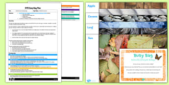 Butterfly Life Cycle Collage EYFS Busy Bag Plan and Resource Pack - nature, growth, art, craft, early, years, planning, scheme, provision