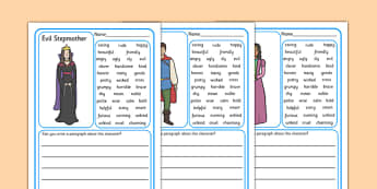 Character Description Writing Frames - Character description writing frames, characters, different, description, describing, describe, character, how is, what does it look like, kind of person, creative, writing, independent, writing template, writin