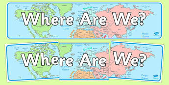 Where Are We? Display Banner - where are we, display banner, display, banner
