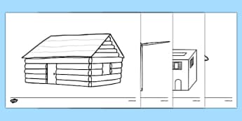 Homes Around the World Colouring Sheets - house, home, building, colouring, activity, fine motor skills, brick, stone, saxon, roman, iron age, mud hut