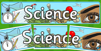 Science Display Banner - science, science banner, science display, science display resources, science display header, science and investigation, banner