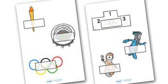 The Olympics Editable Self Registration - Olympics, Olympic Games, sports, Olympic, London, 2012, Self registration, register, editable, labels, registration, child name label, printable labels, Olympic torch, flag, countries, medal, Olympic Rings, m
