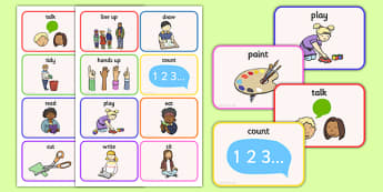 New EAL Starter Instructions Flash Cards - new, eal, starter, instructions, flash cards